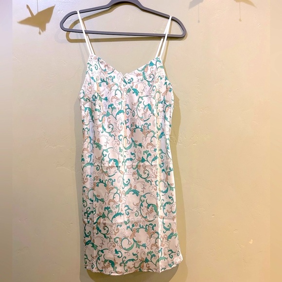 ANTIGEL Stricto Printed Nightgown Slip Dress. Women’s Size Medium NWTS - Picture 2 of 7